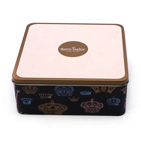 custom metal gift box|square metal tin gift boxes.